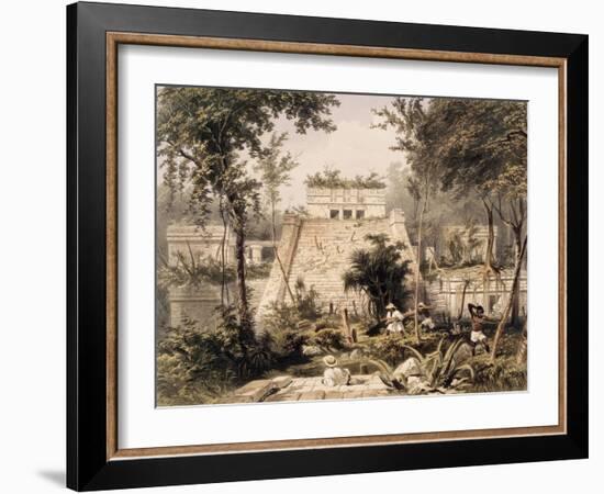 Castle at Tulumc-Frederick Catherwood-Framed Giclee Print