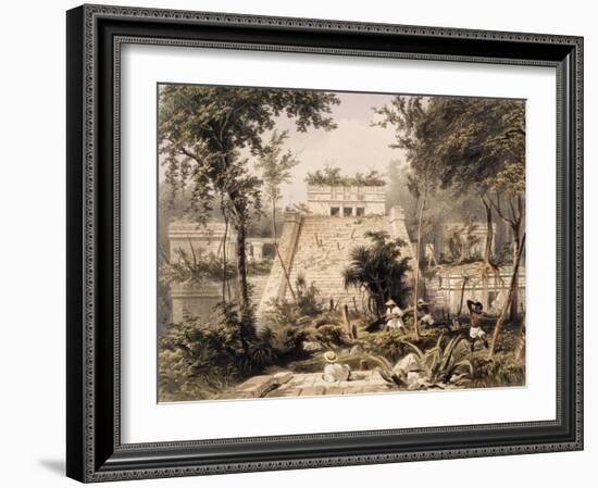 Castle at Tulumc-Frederick Catherwood-Framed Giclee Print
