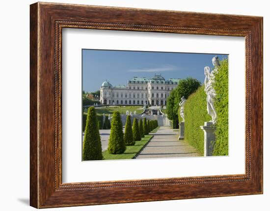 Castle Belvedere, Belvedere Garden, Vienna, Austria-Rainer Mirau-Framed Photographic Print