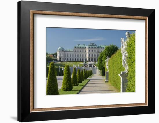 Castle Belvedere, Belvedere Garden, Vienna, Austria-Rainer Mirau-Framed Photographic Print