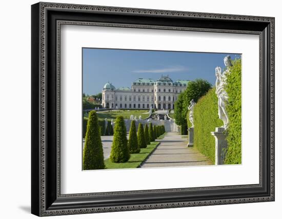 Castle Belvedere, Belvedere Garden, Vienna, Austria-Rainer Mirau-Framed Photographic Print