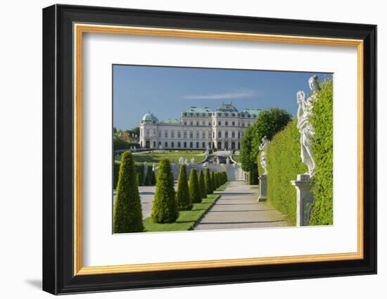 Castle Belvedere, Belvedere Garden, Vienna, Austria-Rainer Mirau-Framed Photographic Print