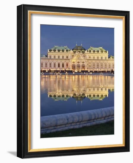 Castle Belvedere During the Advent, Vienna, Austria-Rainer Mirau-Framed Photographic Print