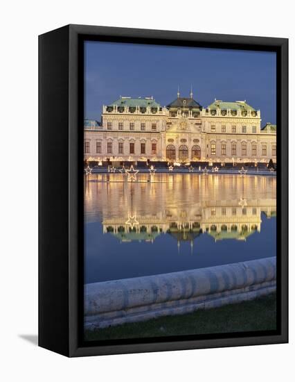 Castle Belvedere During the Advent, Vienna, Austria-Rainer Mirau-Framed Premier Image Canvas