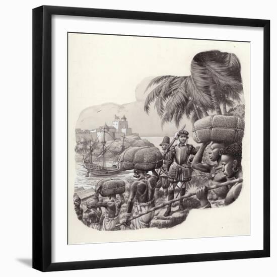 Castle Built by European Traders in West Africa-Pat Nicolle-Framed Giclee Print