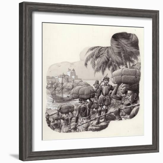 Castle Built by European Traders in West Africa-Pat Nicolle-Framed Giclee Print