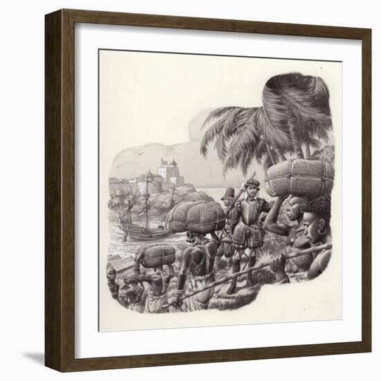 Castle Built by European Traders in West Africa-Pat Nicolle-Framed Giclee Print