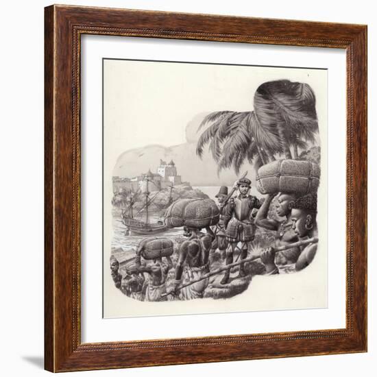 Castle Built by European Traders in West Africa-Pat Nicolle-Framed Giclee Print