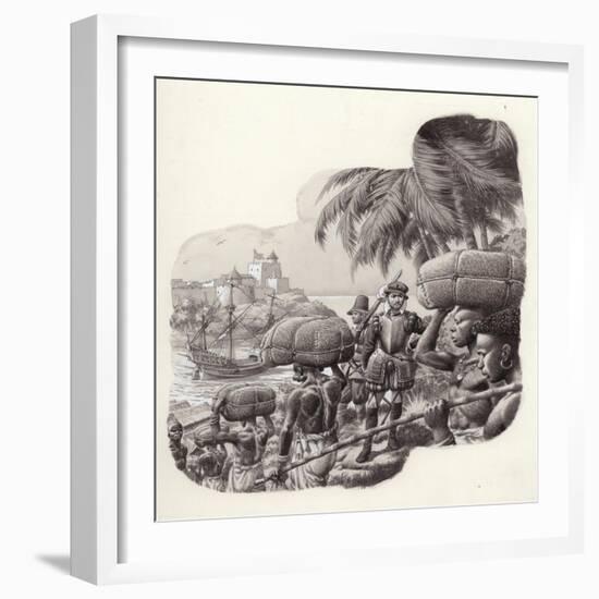 Castle Built by European Traders in West Africa-Pat Nicolle-Framed Giclee Print