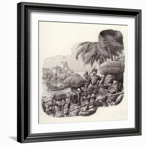 Castle Built by European Traders in West Africa-Pat Nicolle-Framed Giclee Print
