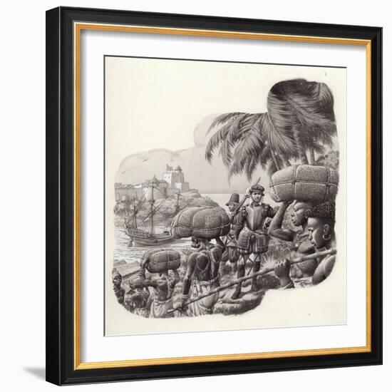 Castle Built by European Traders in West Africa-Pat Nicolle-Framed Giclee Print