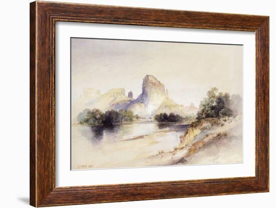 Castle Butte, Green River, Wyoming, 1894-Thomas Moran-Framed Giclee Print