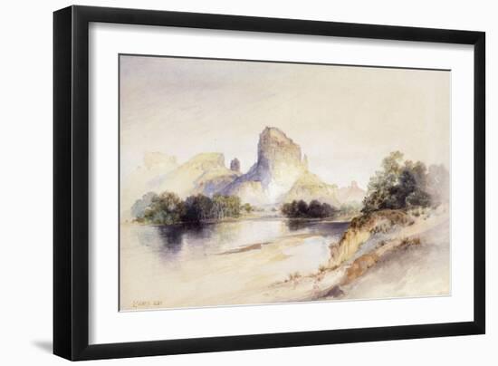 Castle Butte, Green River, Wyoming, 1894-Thomas Moran-Framed Giclee Print
