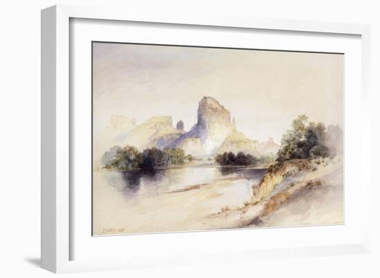 Castle Butte, Green River, Wyoming, 1894-Thomas Moran-Framed Giclee Print