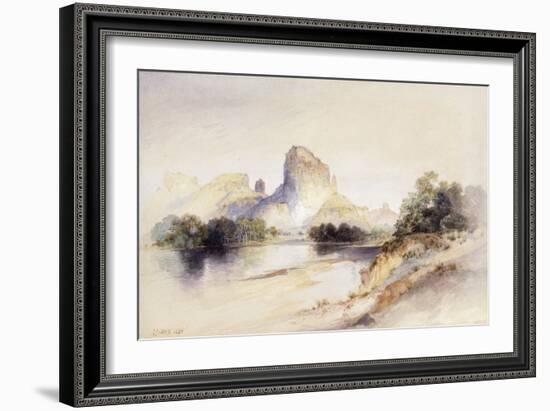 Castle Butte, Green River, Wyoming, 1894-Thomas Moran-Framed Giclee Print