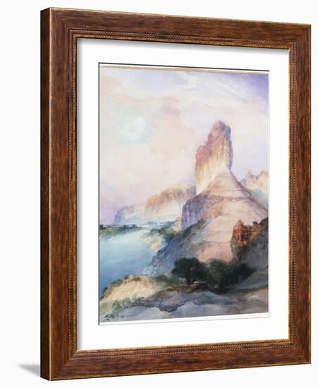 Castle Butte, Green River, Wyoming, 1900-Moran-Framed Giclee Print