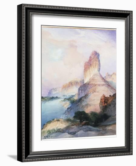 Castle Butte, Green River, Wyoming, 1900-Moran-Framed Giclee Print