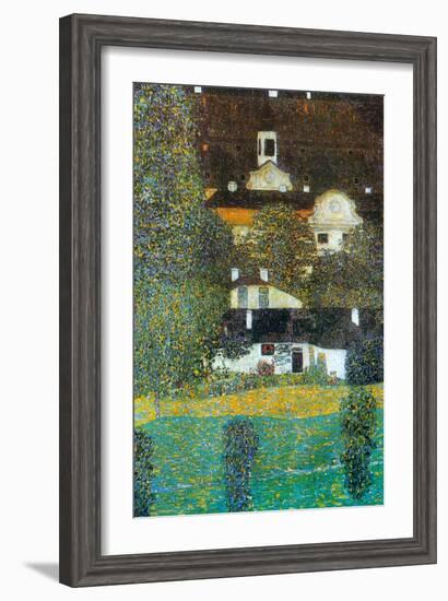 Castle Chamber At Attersee II-Gustav Klimt-Framed Art Print