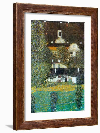 Castle Chamber At Attersee II-Gustav Klimt-Framed Art Print