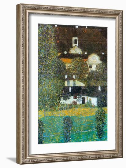 Castle Chamber at Attersee Ii-Gustav Klimt-Framed Art Print