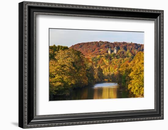 Castle Coch (Castell Coch) (The Red Castle) in autumn, Tongwynlais, Cardiff, Wales, United Kingdom,-Billy Stock-Framed Photographic Print