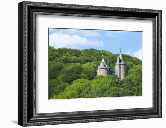 Castle Coch (Castell Coch) (The Red Castle), Tongwynlais, Cardiff, Wales, United Kingdom, Europe-Billy Stock-Framed Photographic Print