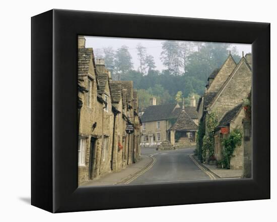 Castle Combe, by Brook Valley, Wiltshire, England, United Kingdom-Adam Woolfitt-Framed Premier Image Canvas