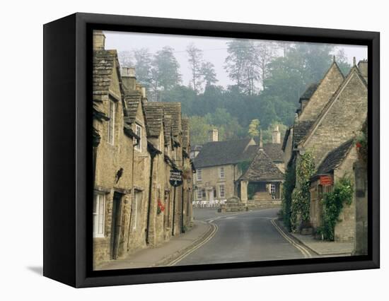 Castle Combe, by Brook Valley, Wiltshire, England, United Kingdom-Adam Woolfitt-Framed Premier Image Canvas