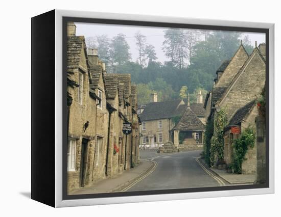 Castle Combe, by Brook Valley, Wiltshire, England, United Kingdom-Adam Woolfitt-Framed Premier Image Canvas