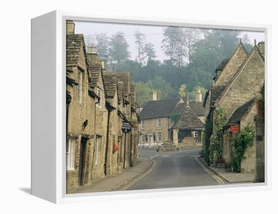 Castle Combe, by Brook Valley, Wiltshire, England, United Kingdom-Adam Woolfitt-Framed Premier Image Canvas