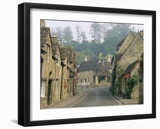 Castle Combe, by Brook Valley, Wiltshire, England, United Kingdom-Adam Woolfitt-Framed Photographic Print