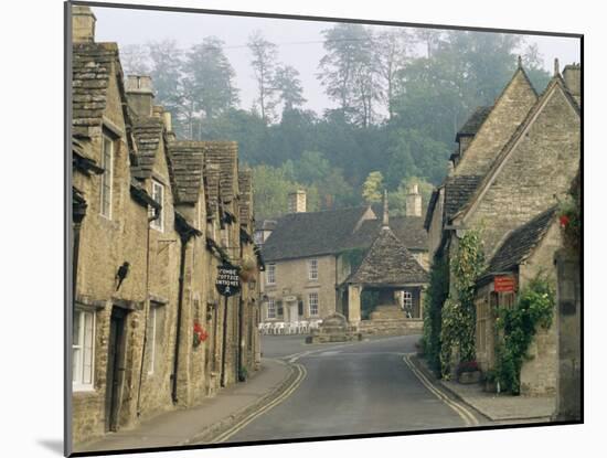 Castle Combe, by Brook Valley, Wiltshire, England, United Kingdom-Adam Woolfitt-Mounted Photographic Print