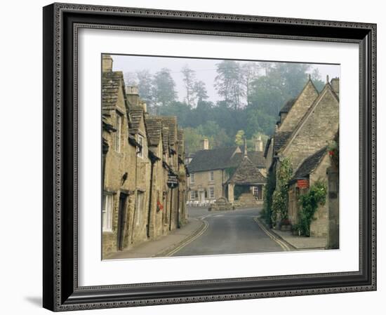 Castle Combe, by Brook Valley, Wiltshire, England, United Kingdom-Adam Woolfitt-Framed Photographic Print