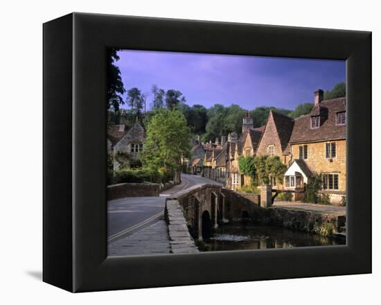 Castle Combe, The Cotswolds, Wiltshire, England-Rex Butcher-Framed Premier Image Canvas