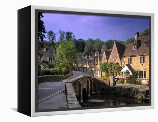 Castle Combe, The Cotswolds, Wiltshire, England-Rex Butcher-Framed Premier Image Canvas