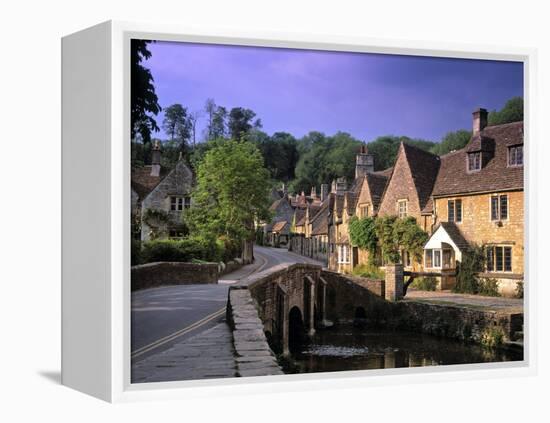 Castle Combe, The Cotswolds, Wiltshire, England-Rex Butcher-Framed Premier Image Canvas