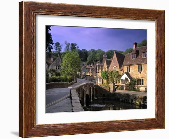 Castle Combe, The Cotswolds, Wiltshire, England-Rex Butcher-Framed Photographic Print