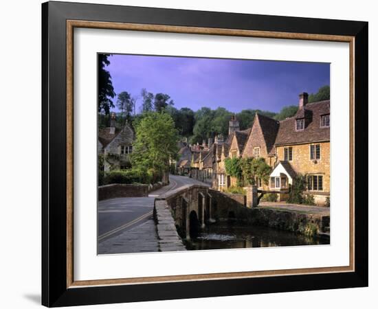 Castle Combe, The Cotswolds, Wiltshire, England-Rex Butcher-Framed Photographic Print