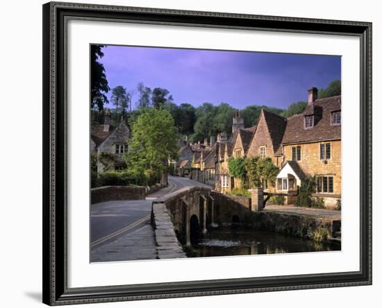 Castle Combe, The Cotswolds, Wiltshire, England-Rex Butcher-Framed Photographic Print