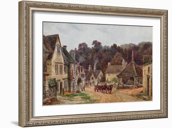 Castle Combe, Wiltshire-Alfred Robert Quinton-Framed Giclee Print