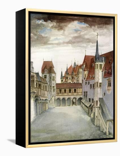 Castle Courtyard, Innsbruck, 16th Century-Albrecht Durer-Framed Premier Image Canvas