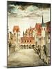 Castle Courtyard, Innsbruck (W/C)-Albrecht Dürer-Mounted Giclee Print