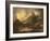 Castle Crag Borrowdale-Julius Caesar Ibbetson-Framed Giclee Print