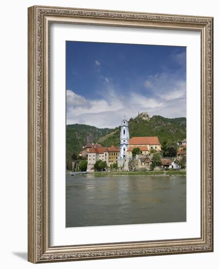 Castle, Danube River, Durnstein, Wachau Valley, Austria-Jim Engelbrecht-Framed Photographic Print