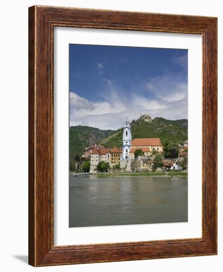 Castle, Danube River, Durnstein, Wachau Valley, Austria-Jim Engelbrecht-Framed Photographic Print