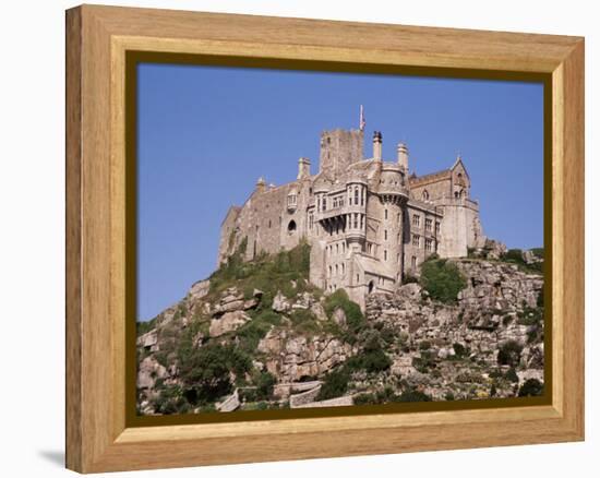 Castle Dating from the 14th Century, St. Michael's Mount, Cornwall, England, United Kingdom-Ken Gillham-Framed Premier Image Canvas