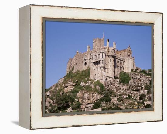 Castle Dating from the 14th Century, St. Michael's Mount, Cornwall, England, United Kingdom-Ken Gillham-Framed Premier Image Canvas