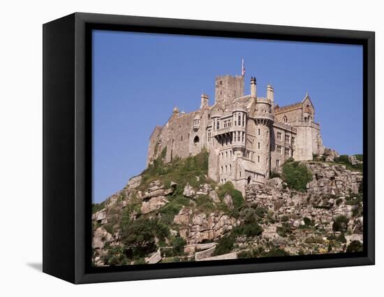 Castle Dating from the 14th Century, St. Michael's Mount, Cornwall, England, United Kingdom-Ken Gillham-Framed Premier Image Canvas