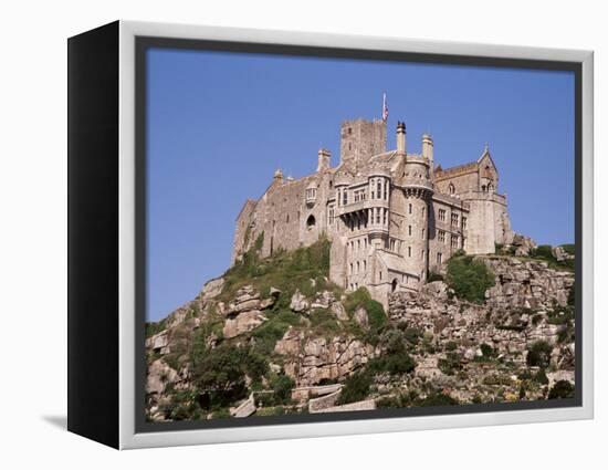 Castle Dating from the 14th Century, St. Michael's Mount, Cornwall, England, United Kingdom-Ken Gillham-Framed Premier Image Canvas