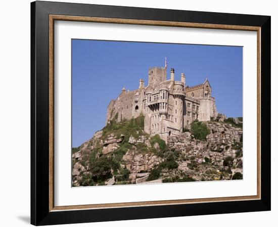 Castle Dating from the 14th Century, St. Michael's Mount, Cornwall, England, United Kingdom-Ken Gillham-Framed Photographic Print